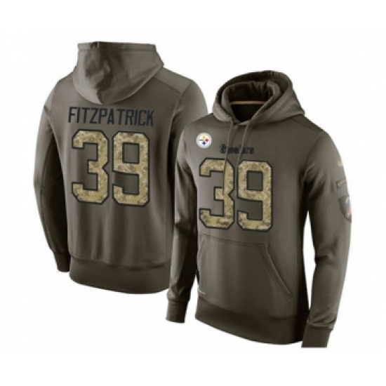 Football Mens Pittsburgh Steelers 39 Minkah Fitzpatrick Green Salute To Service Pullover Hoodie Football Mens Pittsburgh Steelers 39 Minkah Fitzpatrick Green Salute To Service Pullover Hoodie