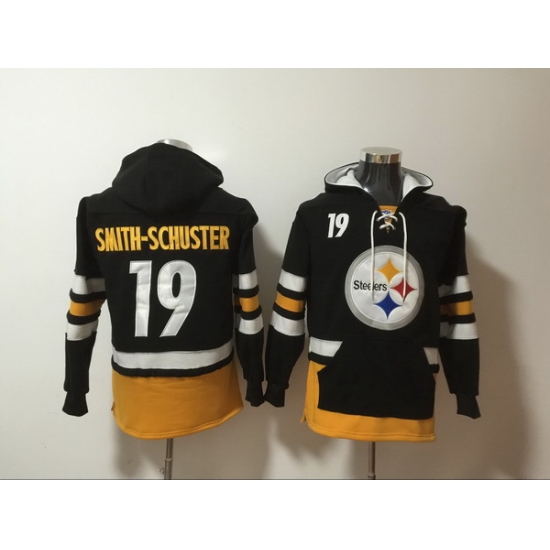 Men Nike Pittsburgh Steelers JuJu Smith-Schuster 19 NFL Winter Thick Hoodie Men Nike Pittsburgh Steelers JuJu Smith-Schuster 19 NFL Winter Thick Hoodie