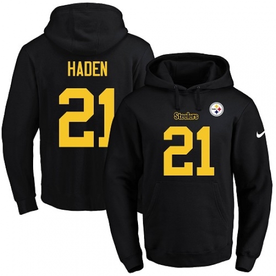 NFL Mens Nike Pittsburgh Steelers 21 Joe Haden BlackGold No Name Number Pullover Hoodie NFL Mens Nike Pittsburgh Steelers 21 Joe Haden BlackGold No Name Number Pullover Hoodie