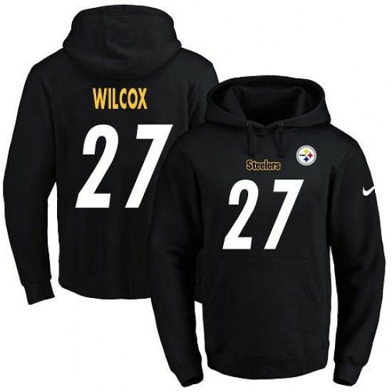 NFL Mens Nike Pittsburgh Steelers 27 JJ Wilcox Black Name Number Pullover Hoodie NFL Mens Nike Pittsburgh Steelers 27 JJ Wilcox Black Name Number Pullover Hoodie