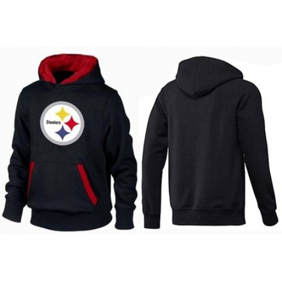 NFL Mens Nike Pittsburgh Steelers Logo Pullover Hoodie BlackRed NFL Mens Nike Pittsburgh Steelers Logo Pullover Hoodie BlackRed