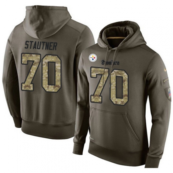 NFL Nike Pittsburgh Steelers 70 Ernie Stautner Green Salute To Service Mens Pullover Hoodie NFL Nike Pittsburgh Steelers 70 Ernie Stautner Green Salute To Service Mens Pullover Hoodie