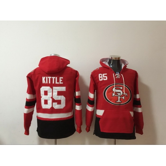 Men Nike San Francisco 49ers George Kittle 85 NFL Winter Thick Hoodie Men Nike San Francisco 49ers George Kittle 85 NFL Winter Thick Hoodie