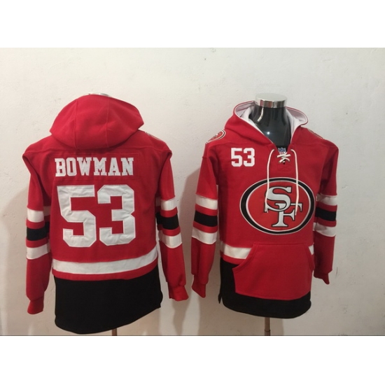 Men Nike San Francisco 49ers NaVorro Bowman 53 NFL Winter Thick Hoodie Men Nike San Francisco 49ers NaVorro Bowman 53 NFL Winter Thick Hoodie