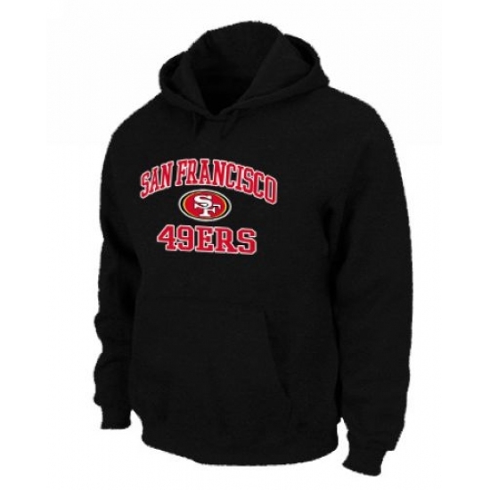 NFL Mens Nike San Francisco 49ers Heart Soul Pullover Hoodie Black NFL Mens Nike San Francisco 49ers Heart Soul Pullover Hoodie Black