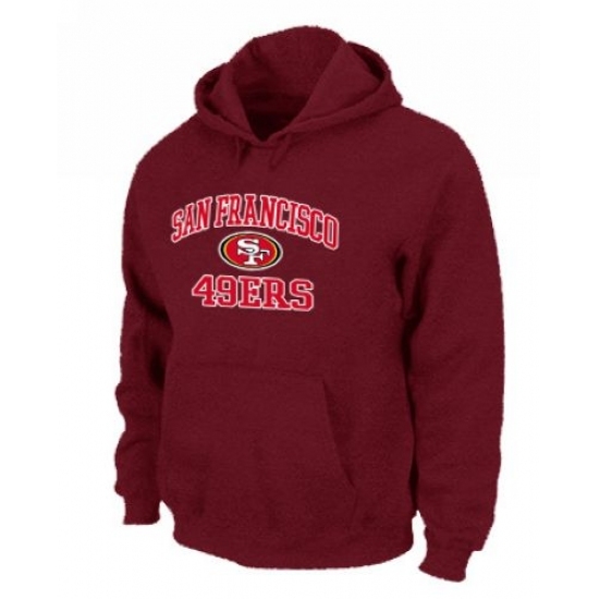NFL Mens Nike San Francisco 49ers Heart Soul Pullover Hoodie Red NFL Mens Nike San Francisco 49ers Heart Soul Pullover Hoodie Red