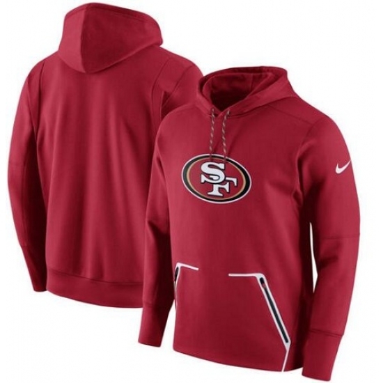 NFL San Francisco 49ers Nike Champ Drive Vapor Speed Pullover Hoodie Scarlet NFL San Francisco 49ers Nike Champ Drive Vapor Speed Pullover Hoodie Scarlet