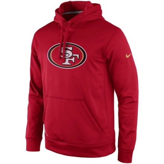 NFL San Francisco 49ers Nike Practice Performance Pullover Hoodie Scarlet NFL San Francisco 49ers Nike Practice Performance Pullover Hoodie Scarlet