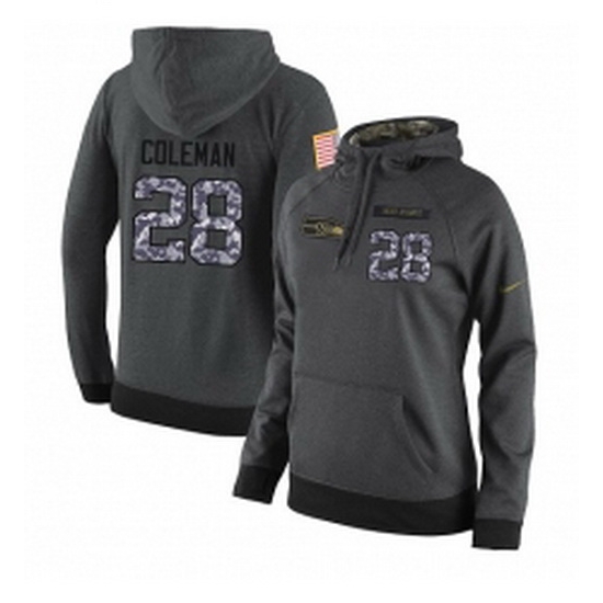NFL Womens Nike Seattle Seahawks 28 Justin Coleman Stitched Black Anthracite Salute to Service Player Performance Hoodie NFL Womens Nike Seattle Seahawks 28 Justin Coleman Stitched Black Anthracite Salute to Service Player Performance Hoodie