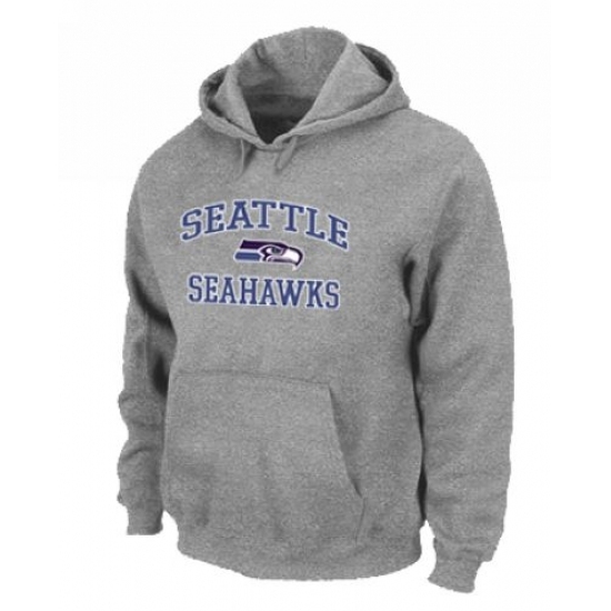 NFL Mens Nike Seattle Seahawks Heart Soul Pullover Hoodie Grey NFL Mens Nike Seattle Seahawks Heart Soul Pullover Hoodie Grey