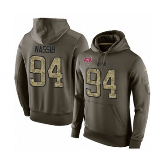 Football Mens Tampa Bay Buccaneers 94 Carl Nassib Green Salute To Service Pullover Hoodie Football Mens Tampa Bay Buccaneers 94 Carl Nassib Green Salute To Service Pullover Hoodie