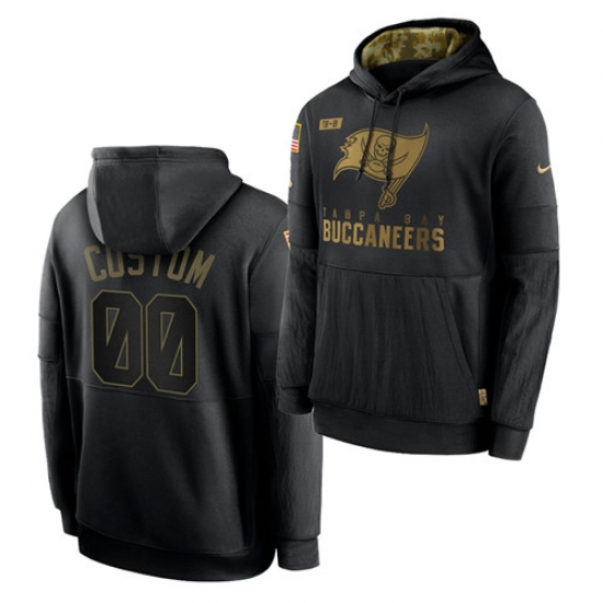 Men Custom Men Tampa Bay Buccaneers 2020 Salute To Service Black Sideline Performance Pullover Hoodie Men Custom Men Tampa Bay Buccaneers 2020 Salute To Service Black Sideline Performance Pullover Hoodie
