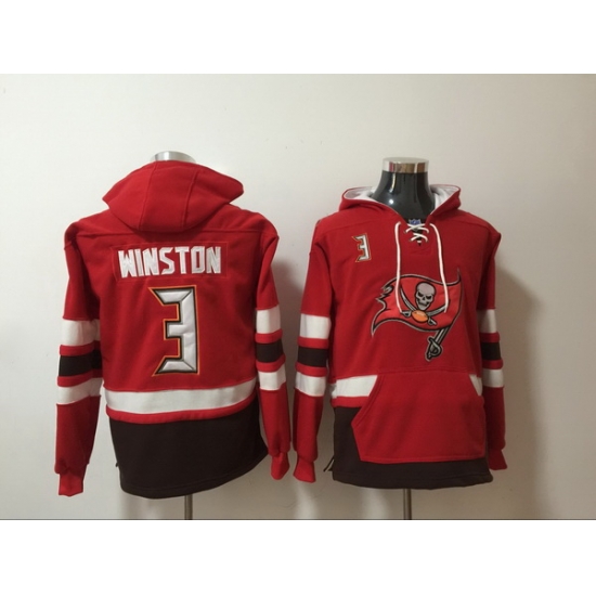 Men Nike Tampa Bay Buccaneers Jameis Winston 3 NFL Winter Thick Hoodie Men Nike Tampa Bay Buccaneers Jameis Winston 3 NFL Winter Thick Hoodie