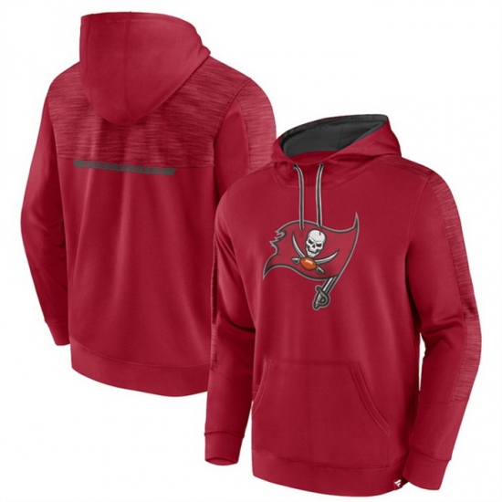 Men Tampa Bay Buccaneers Red Defender Evo Pullover Hoodie Men Tampa Bay Buccaneers Red Defender Evo Pullover Hoodie