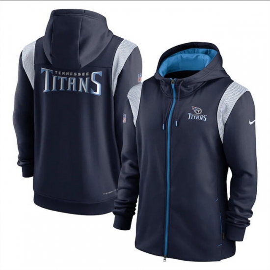 Men Tennessee Titans Navy Zipper Hoodie Men Tennessee Titans Navy Zipper Hoodie