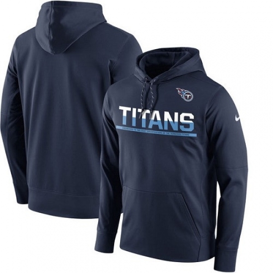 NFL Mens Tennessee Titans Nike Navy Sideline Circuit Pullover Performance Hoodie NFL Mens Tennessee Titans Nike Navy Sideline Circuit Pullover Performance Hoodie