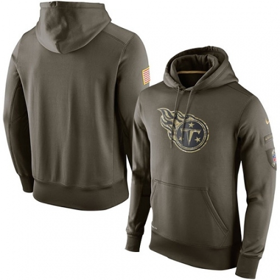 NFL Mens Tennessee Titans Nike Olive Salute To Service KO Performance Hoodie NFL Mens Tennessee Titans Nike Olive Salute To Service KO Performance Hoodie