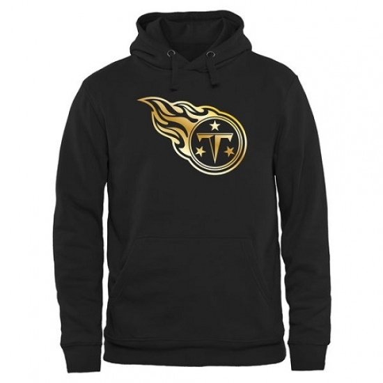 NFL Mens Tennessee Titans Pro Line Black Gold Collection Pullover Hoodie NFL Mens Tennessee Titans Pro Line Black Gold Collection Pullover Hoodie
