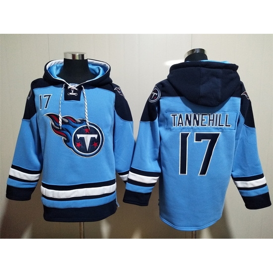 Tennessee Titans Light Blue Sitched Pullover Hoodie #17 Ryan Tannehill Tennessee Titans Light Blue Sitched Pullover Hoodie #17 Ryan Tannehill