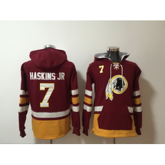 Men Nike Washington Redskins Dwayne Haskins Jr. 7 NFL Winter Thick Hoodie Men Nike Washington Redskins Dwayne Haskins Jr. 7 NFL Winter Thick Hoodie