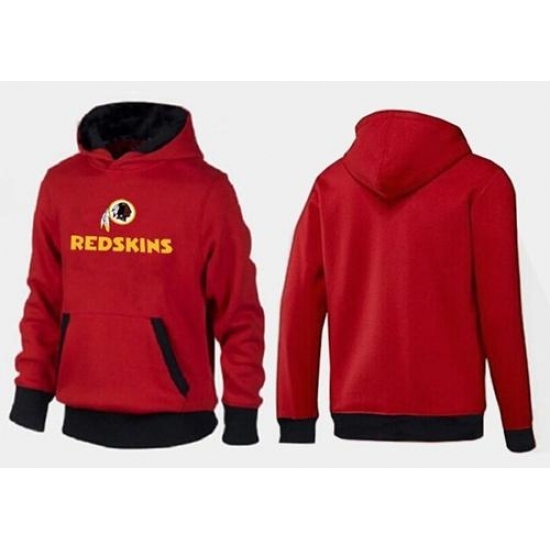 NFL Mens Nike Washington Redskins Authentic Logo Pullover Hoodie RedBlack NFL Mens Nike Washington Redskins Authentic Logo Pullover Hoodie RedBlack