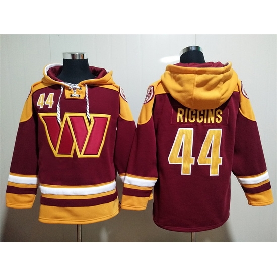 Washington Commanders Red Sitched Pullover Hoodie #44 John Riggins Washington Commanders Red Sitched Pullover Hoodie #44 John Riggins