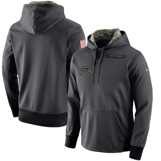 NFL Mens Los Angeles Chargers Nike Anthracite Salute to Service Player Performance Hoodie NFL Mens Los Angeles Chargers Nike Anthracite Salute to Service Player Performance Hoodie
