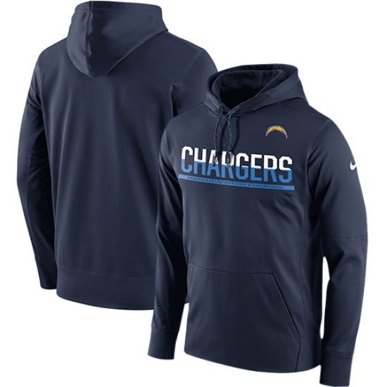 NFL Mens Los Angeles Chargers Nike Navy Sideline Circuit Pullover Performance Hoodie NFL Mens Los Angeles Chargers Nike Navy Sideline Circuit Pullover Performance Hoodie
