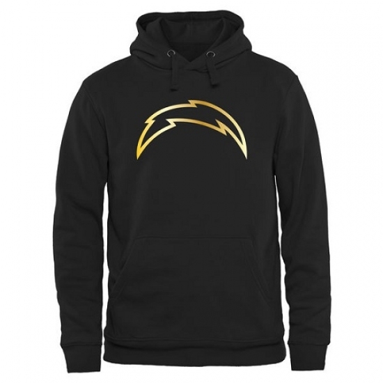 NFL Mens Los Angeles Chargers Pro Line Black Gold Collection Pullover Hoodie NFL Mens Los Angeles Chargers Pro Line Black Gold Collection Pullover Hoodie