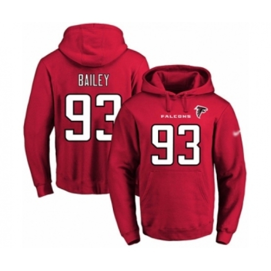 Football Mens Atlanta Falcons 93 Allen Bailey Red Name Number Pullover Hoodie Football Mens Atlanta Falcons 93 Allen Bailey Red Name Number Pullover Hoodie