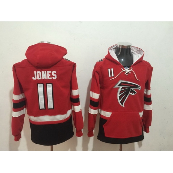 Men Nike Atlanta Falcons Julio Jones 11 NFL Winter Thick Hoodie Men Nike Atlanta Falcons Julio Jones 11 NFL Winter Thick Hoodie