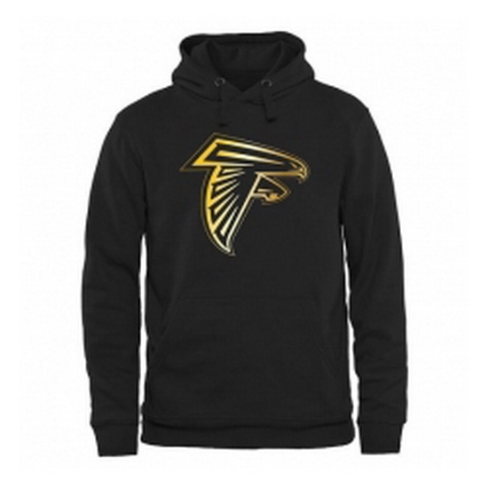 NFL Mens Atlanta Falcons Pro Line Black Gold Collection Pullover Hoodie NFL Mens Atlanta Falcons Pro Line Black Gold Collection Pullover Hoodie