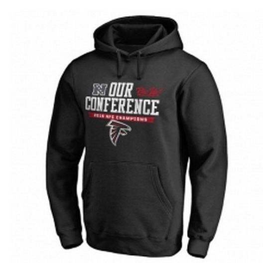 NFL Mens Atlanta Falcons Pro Line by Fanatics Branded Black 2016 NFC Conference Champions Big Tall Our Conference Pullover Hoodie NFL Mens Atlanta Falcons Pro Line by Fanatics Branded Black 2016 NFC Conference Champions Big Tall Our Conference Pullover Hoodie
