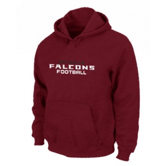 NFL Mens Nike Atlanta Falcons Font Pullover Hoodie Red NFL Mens Nike Atlanta Falcons Font Pullover Hoodie Red