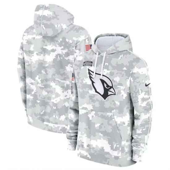 Men Arizona Cardinals 2024 Arctic Camo Salute To Service Club Fleece Pullover Hoodie Men Arizona Cardinals 2024 Arctic Camo Salute To Service Club Fleece Pullover Hoodie