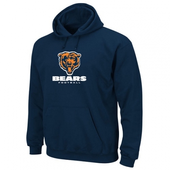NFL Chicago Bears Critical Victory Pullover Hoodie Navy Blue NFL Chicago Bears Critical Victory Pullover Hoodie Navy Blue