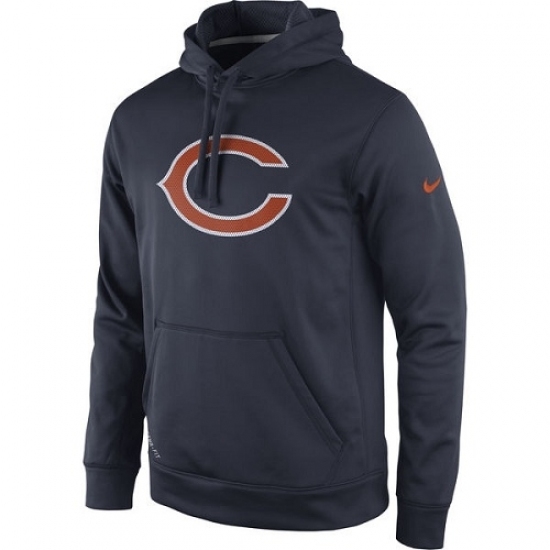 NFL Chicago Bears Nike Practice Performance Pullover Hoodie Navy NFL Chicago Bears Nike Practice Performance Pullover Hoodie Navy