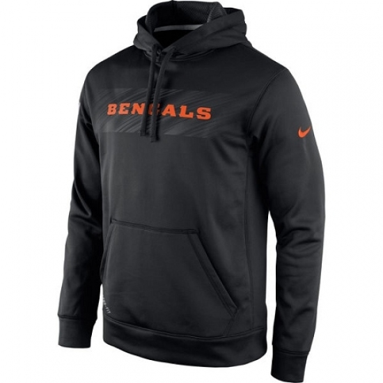 NFL Cincinnati Bengals Nike KO Speed Wordmark Performance Hoodie Black NFL Cincinnati Bengals Nike KO Speed Wordmark Performance Hoodie Black