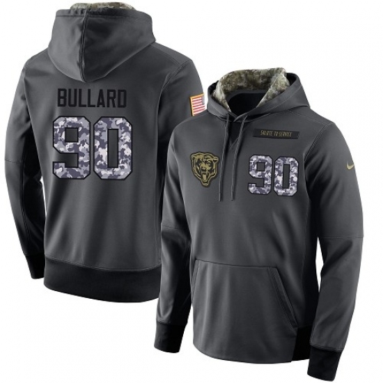NFL Mens Nike Chicago Bears 90 Jonathan Bullard Stitched Black Anthracite Salute to Service Player Performance Hoodie NFL Mens Nike Chicago Bears 90 Jonathan Bullard Stitched Black Anthracite Salute to Service Player Performance Hoodie