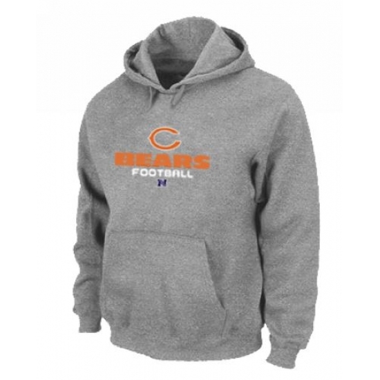 NFL Mens Nike Chicago Bears Critical Victory Pullover Hoodie Grey NFL Mens Nike Chicago Bears Critical Victory Pullover Hoodie Grey