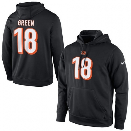 NFL Nike AJ Green Cincinnati Bengals Player Pullover Performance Hoodie Black NFL Nike AJ Green Cincinnati Bengals Player Pullover Performance Hoodie Black