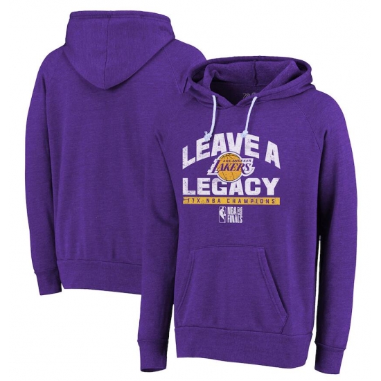 Men Los Angeles Lakers Purple 2020 NBA Finals Champions Tri Blend Pullover Hoodie Men Los Angeles Lakers Purple 2020 NBA Finals Champions Tri Blend Pullover Hoodie