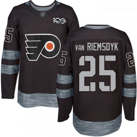 Flyers #25 James Van Riemsdyk Black 1917 2017 100th Anniversary Stitched Hockey Jersey Flyers #25 James Van Riemsdyk Black 1917 2017 100th Anniversary Stitched Hockey Jersey