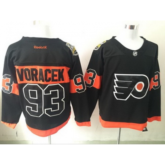 Flyers 93 Jakub Voracek Black Reebok Jersey Flyers 93 Jakub Voracek Black Reebok Jersey