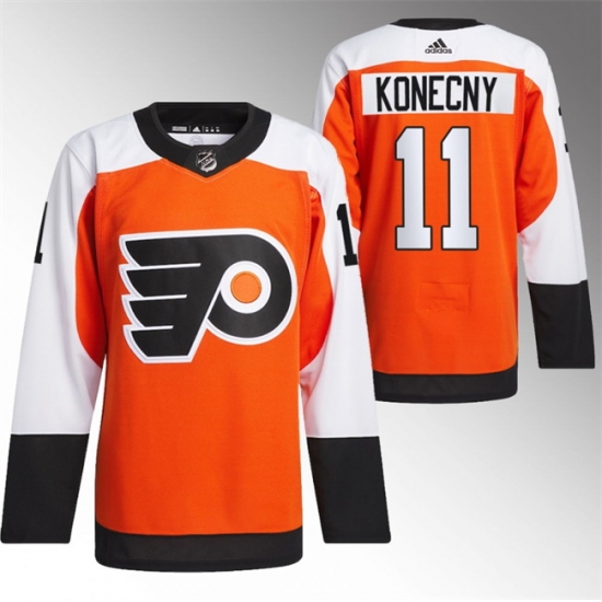 Men Philadelphia Flyers 11 Travis Konecny 2023 24 Orange Stitched Jersey Men Philadelphia Flyers 11 Travis Konecny 2023 24 Orange Stitched Jersey
