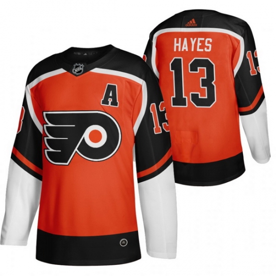 Men Philadelphia Flyers 13 Kevin Hayes Orange Adidas 2020 21 Reverse Retro Alternate NHL Jersey Men Philadelphia Flyers 13 Kevin Hayes Orange Adidas 2020 21 Reverse Retro Alternate NHL Jersey