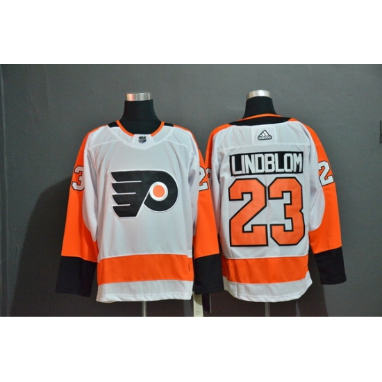 Men Philadelphia Flyers 23 Oskar Lindblom White Adidas Jersey Men Philadelphia Flyers 23 Oskar Lindblom White Adidas Jersey