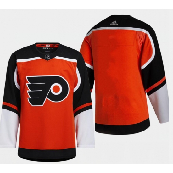 Men Philadelphia Flyers Blank 2021 Orange Reverse Retro Stitched Jersey Men Philadelphia Flyers Blank 2021 Orange Reverse Retro Stitched Jersey