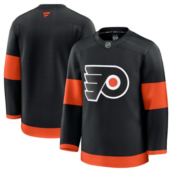 Men Philadelphia Flyers Blank Black 2024 25 Alternate Stitched Hockey Jersey Men Philadelphia Flyers Blank Black 2024 25 Alternate Stitched Hockey Jersey