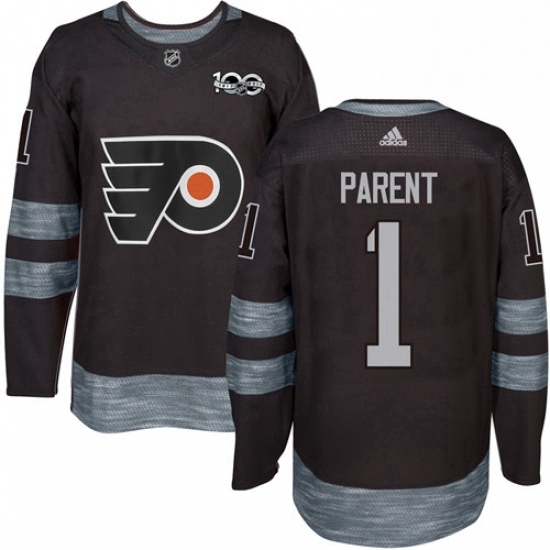 Mens Adidas Philadelphia Flyers 1 Bernie Parent Premier Black 1917 2017 100th Anniversary NHL Jersey Mens Adidas Philadelphia Flyers 1 Bernie Parent Premier Black 1917 2017 100th Anniversary NHL Jersey